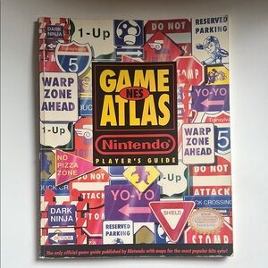 Nintendo Game NES Atlas Player's Guide - Multicolor
